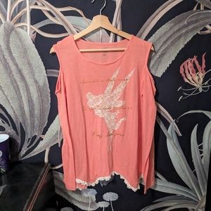 Cold-shoulder Tinkerbell Shirt